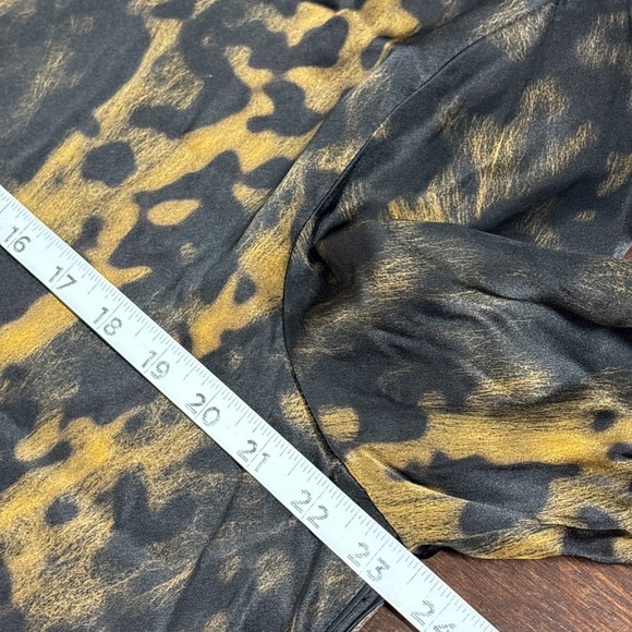 Lafayette 148 New York Black and Brown Patterned Tunic - Picture 9 of 12